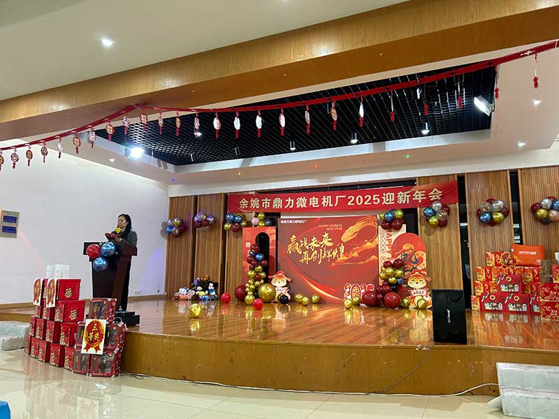 余姚市鼎力微电机厂2025年迎新年会圆满举行